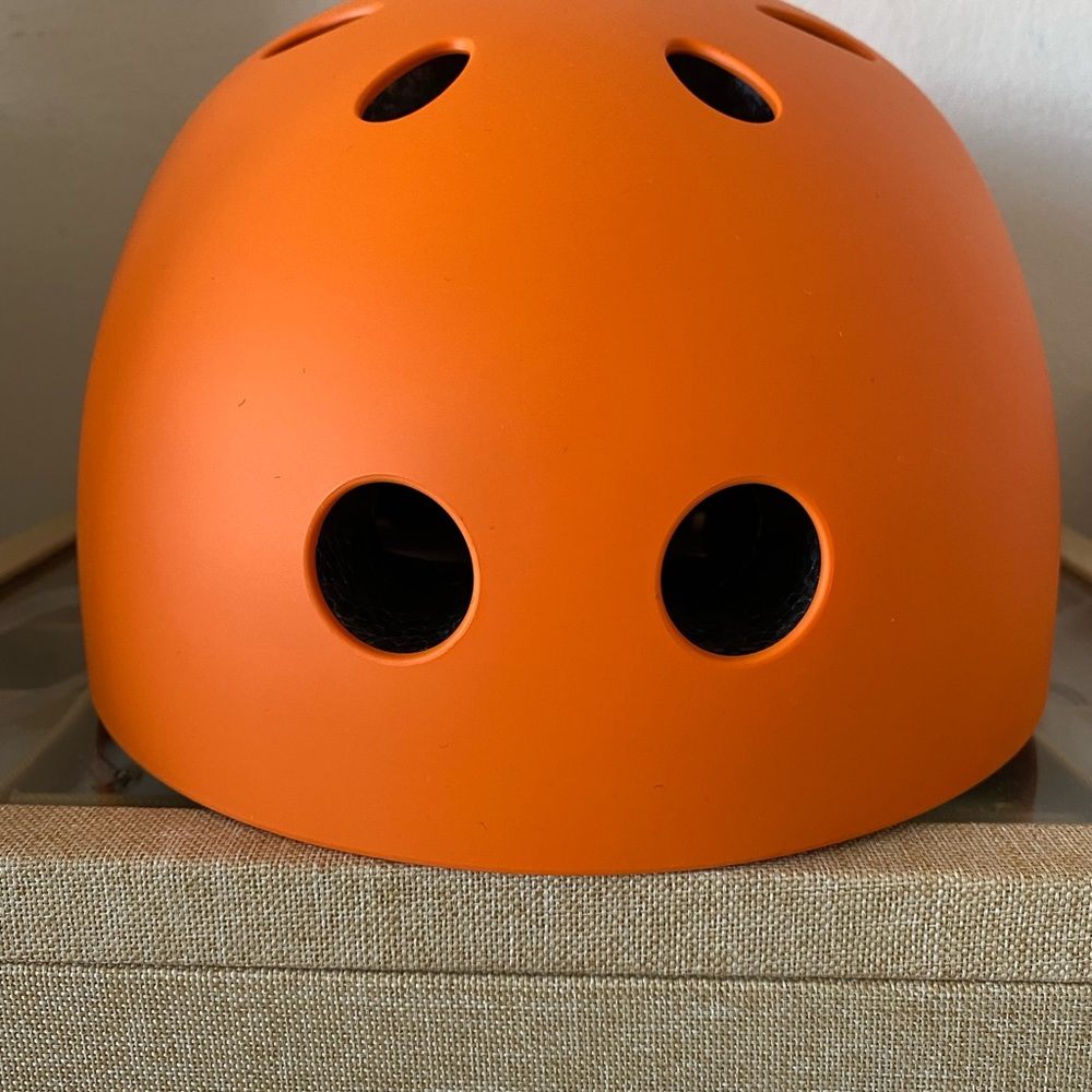 Bright Orange Protective Helmet